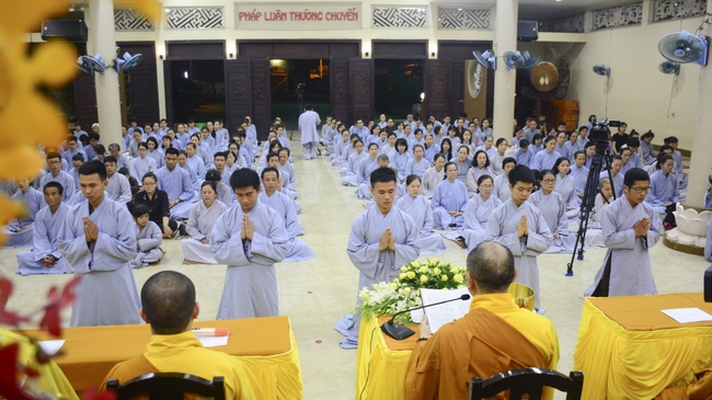 The first ordination ceremony in 2018