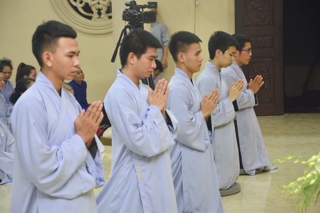The first ordination ceremony in 2018