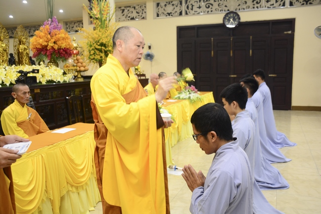 The first ordination ceremony in 2018