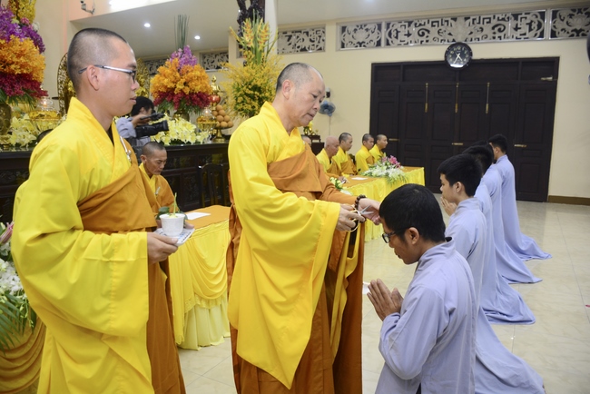 The first ordination ceremony in 2018
