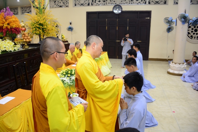The first ordination ceremony in 2018