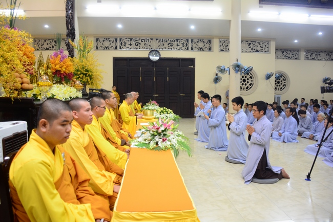 The first ordination ceremony in 2018