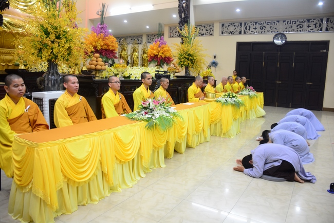 The first ordination ceremony in 2018