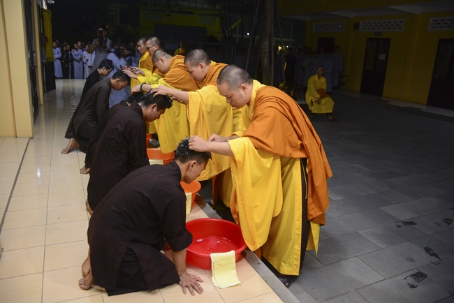 The first ordination ceremony in 2018