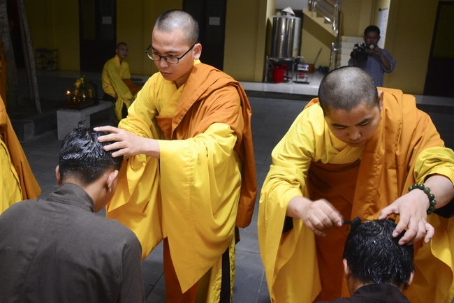 The first ordination ceremony in 2018