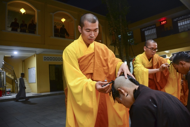 The first ordination ceremony in 2018