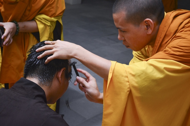 The first ordination ceremony in 2018