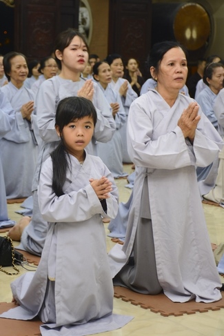 The first ordination ceremony in 2018
