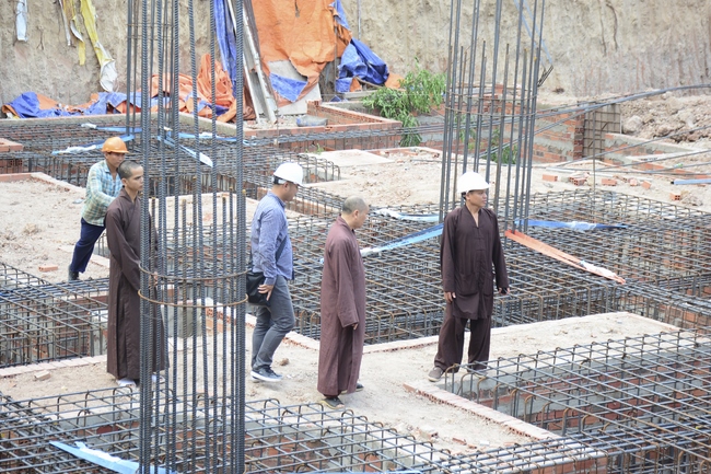 Basement concrete pouring the Multifunctional Building