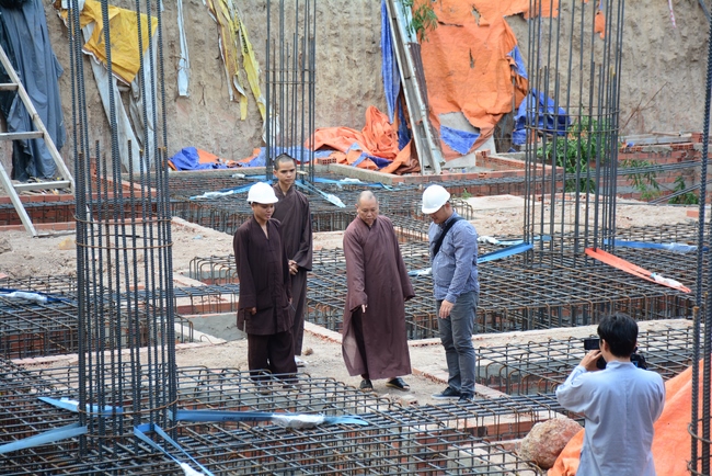 Basement concrete pouring the Multifunctional Building