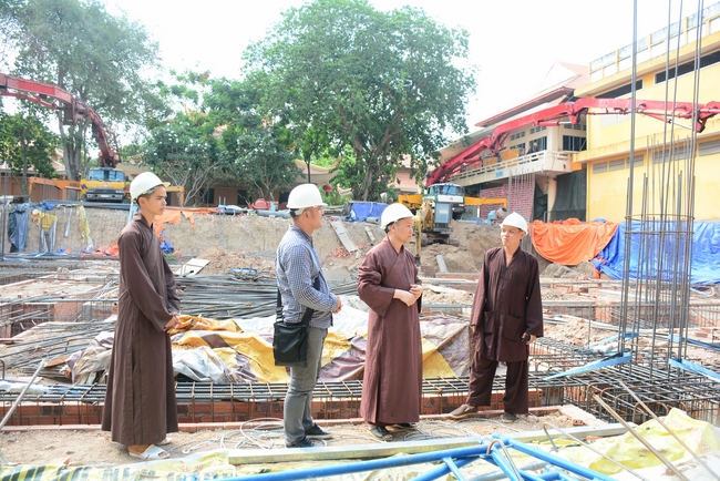 Basement concrete pouring the Multifunctional Building