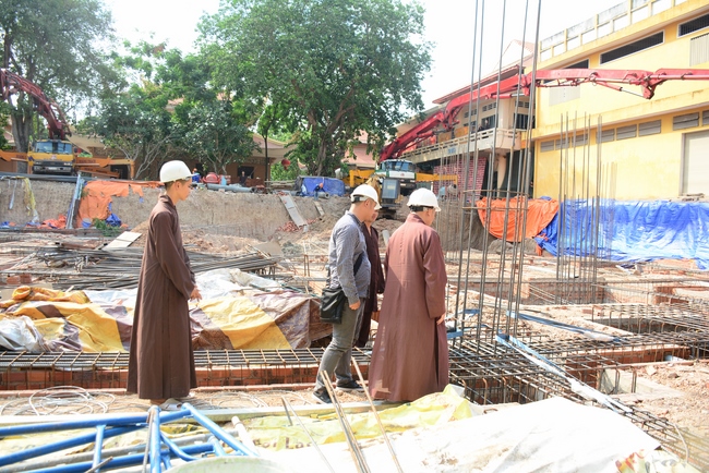 Basement concrete pouring the Multifunctional Building