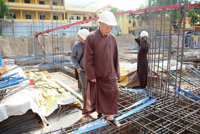 Basement concrete pouring the Multifunctional Building