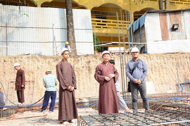 Basement concrete pouring the Multifunctional Building