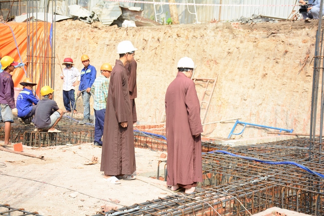 Basement concrete pouring the Multifunctional Building