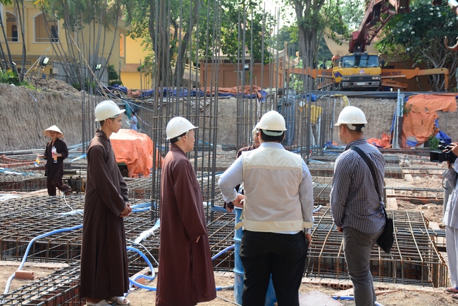 Basement concrete pouring the Multifunctional Building