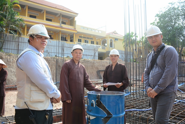 Basement concrete pouring the Multifunctional Building