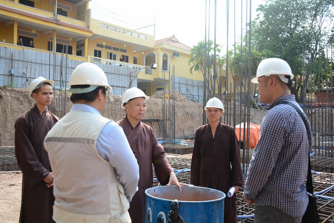 Basement concrete pouring the Multifunctional Building