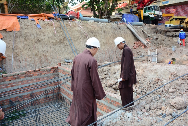 Basement concrete pouring the Multifunctional Building