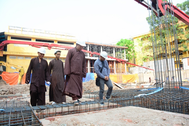 Basement concrete pouring the Multifunctional Building
