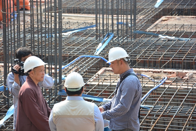 Basement concrete pouring the Multifunctional Building