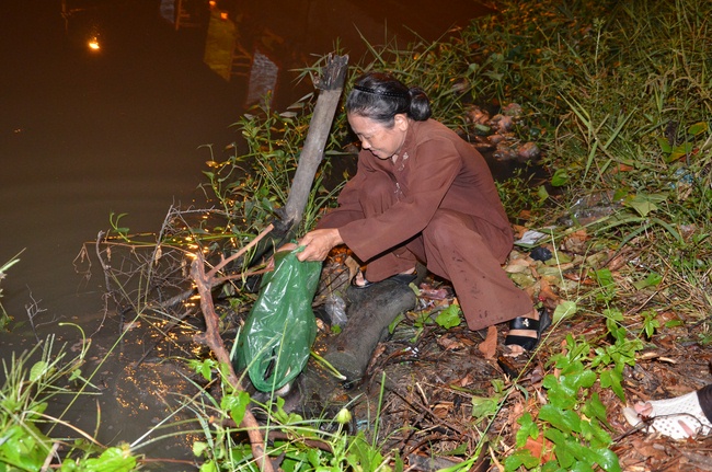 Transferring a varan to the ranch of wild animals