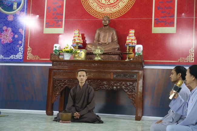 The second day of seven-day retreat “Learning  following the Buddha’s teachings”