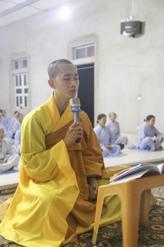The second day of seven-day retreat “Learning  following the Buddha’s teachings”