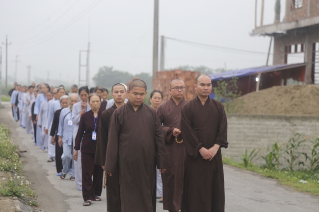 The third day of seven-day retreat “Learning  the Buddha’s conduct