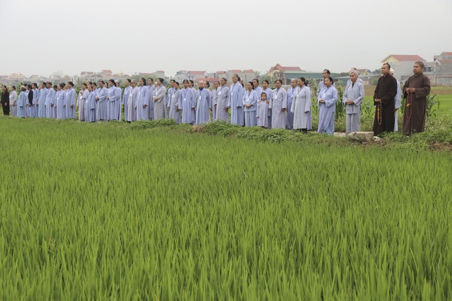 The fourth day of the Seven-Day Retreat “Learning  the Buddha’s conduct”
