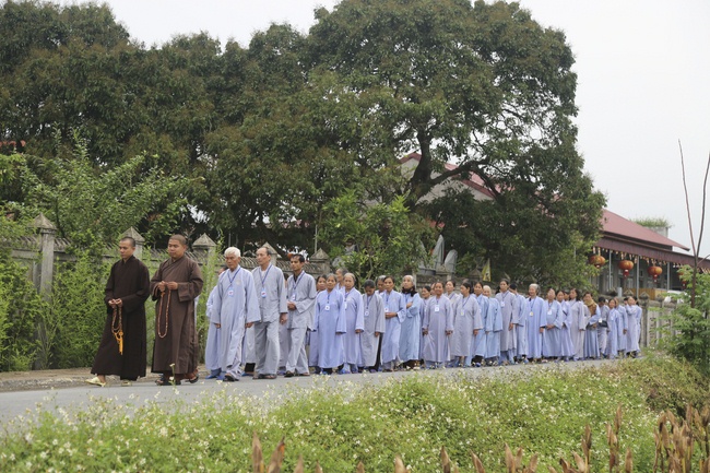 The fourth day of the Seven-Day Retreat “Learning  the Buddha’s conduct”