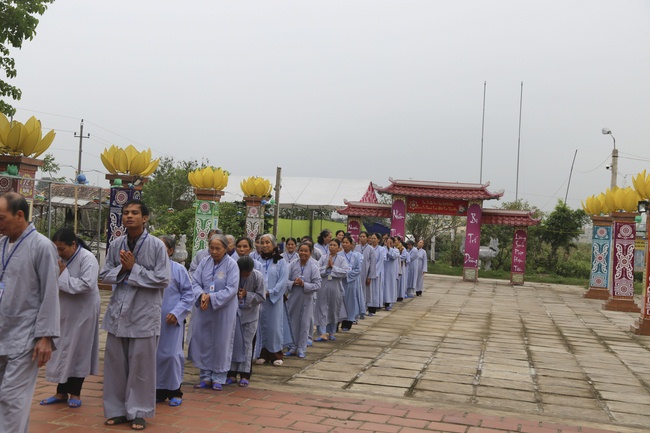 The fourth day of the Seven-Day Retreat “Learning  the Buddha’s conduct”