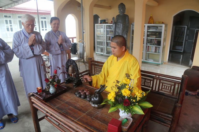 The fourth day of the Seven-Day Retreat “Learning  the Buddha’s conduct”