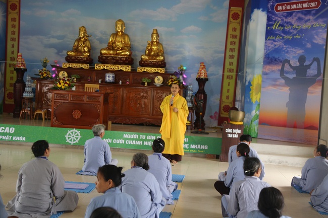 The fifth day of the cultivation course “Following Buddha’s Virtue”