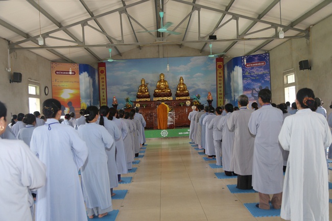 The fifth day of the cultivation course “Following Buddha’s Virtue”