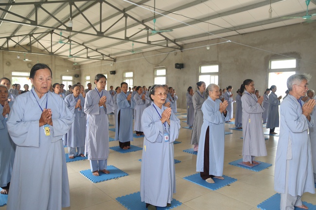 The fifth day of the cultivation course “Following Buddha’s Virtue”