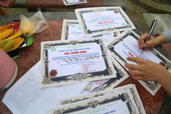 The fifth day of the cultivation course “Following Buddha’s Virtue”