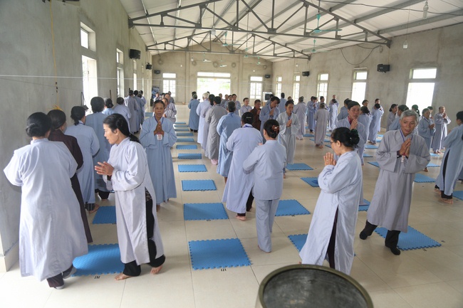 The fifth day of the cultivation course “Following Buddha’s Virtue”