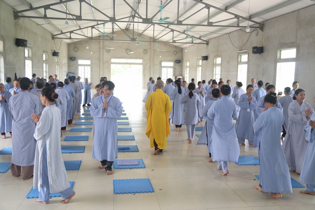 The fifth day of the cultivation course “Following Buddha’s Virtue”