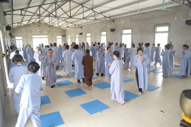 The fifth day of the cultivation course “Following Buddha’s Virtue”