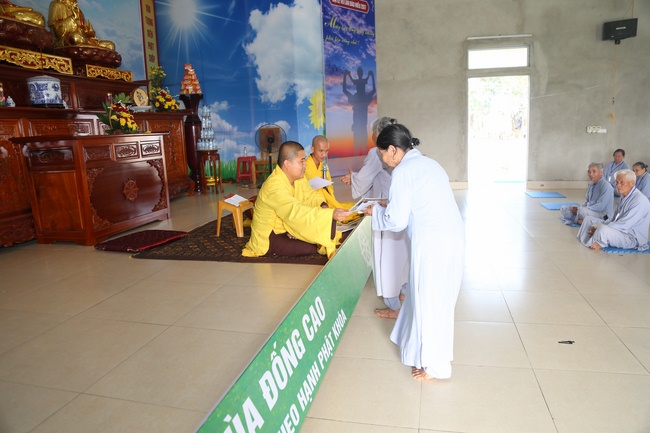 The fifth day of the cultivation course “Following Buddha’s Virtue”