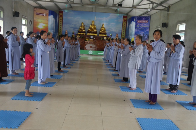 The fifth day of the cultivation course “Following Buddha’s Virtue”