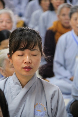 Khóa tu “Một ngày an lạc và lễ Ngũ Bách danh” tại chùa Hòa Phúc