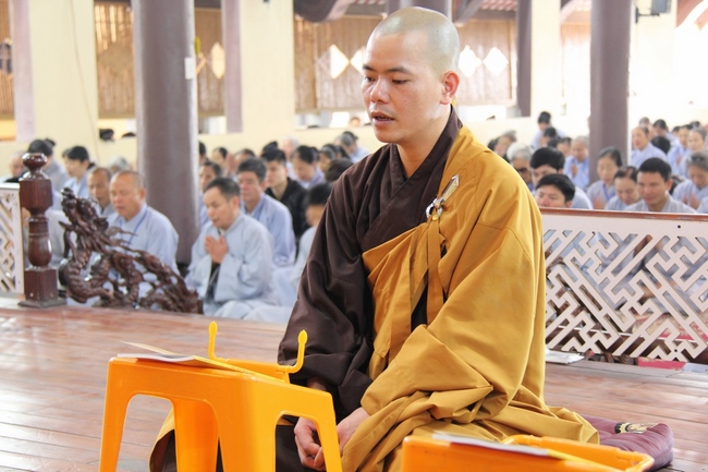 Khóa tu “Một ngày an lạc và lễ Ngũ Bách danh” tại chùa Hòa Phúc