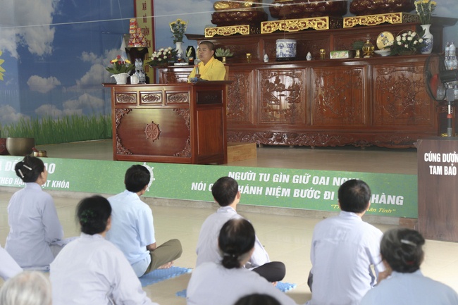 One-Day Cultivation reciting the Buddha’s name at Dong Cao Pagoda in Thanh Hoa Province