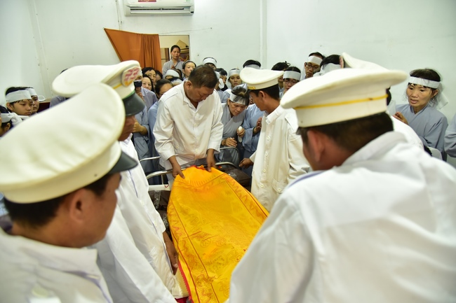 The day mother has gone...