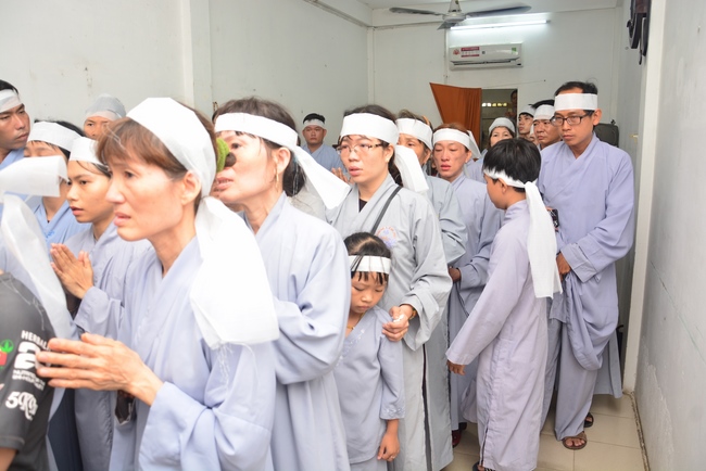 The day mother has gone...