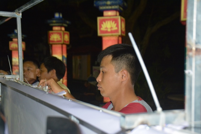 The affairs of preparing for the great ceremony of the Buddha's Birthday at Tay Khanh pagoda in Thai Binh province