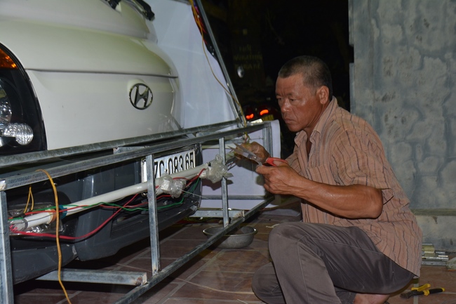The affairs of preparing for the great ceremony of the Buddha's Birthday at Tay Khanh pagoda in Thai Binh province