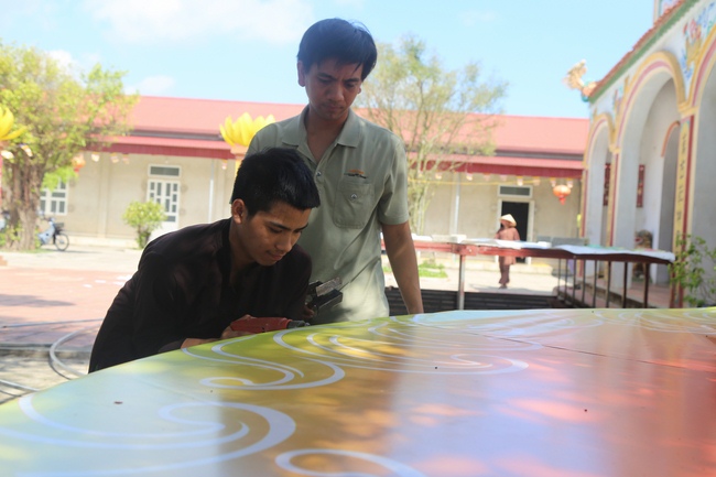 The affairs of preparing for the great ceremony of the Buddha's Birthday at Dong Cao pagoda in Thanh Hoa province